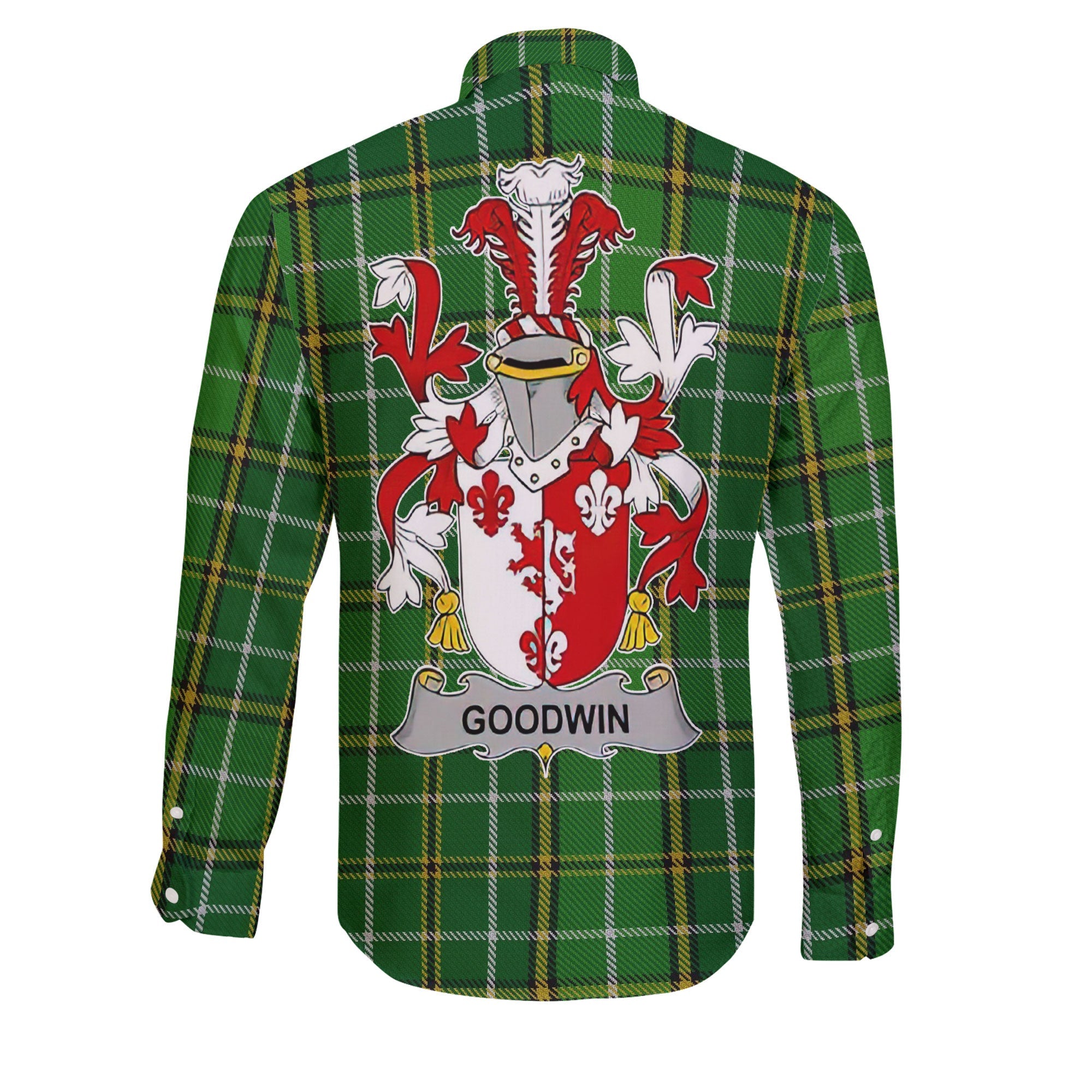 Goodwin Long Sleeve Button Shirts Crest And National Plaid Style