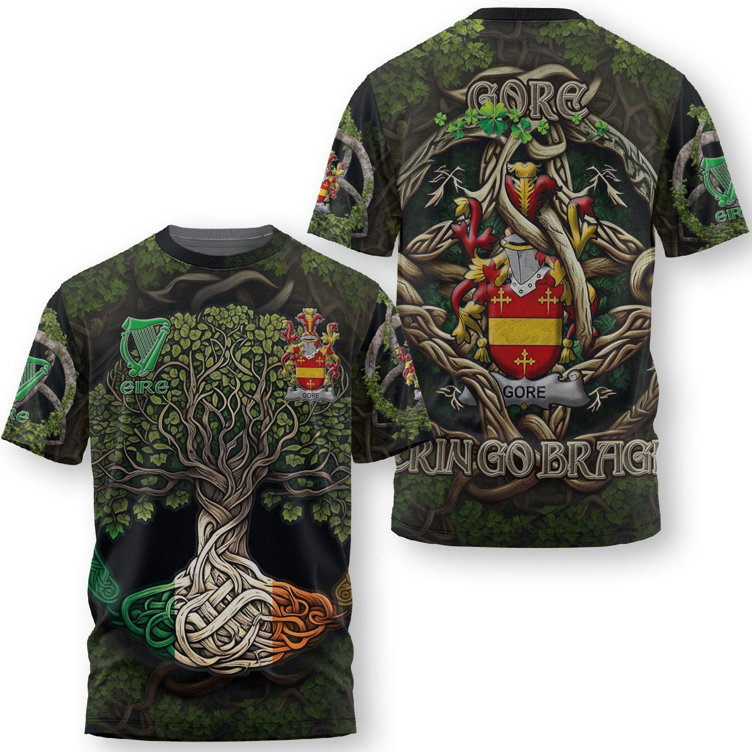 Gore T-Shirts Ireland Is My Root Style