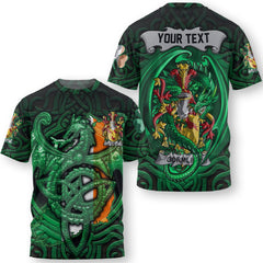 Gorman or McGorman T-Shirts The Green Dragon Of Ireland Style