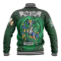 Grainger Baseball Jackets The Green Dragon Of Ireland Style