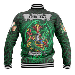 Gregory Baseball Jackets The Green Dragon Of Ireland Style