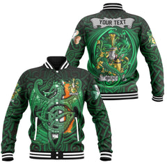 Grehan or O Greaghan Baseball Jackets The Green Dragon Of Ireland Style