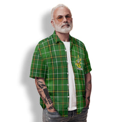 Grehan or O Greaghan Hawaiian Shirts Crest And National Plaid Style