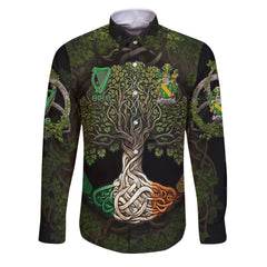 Grumley Long Sleeve Button Shirts Ireland Is My Root Style