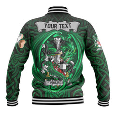 Hadsor Baseball Jackets The Green Dragon Of Ireland Style