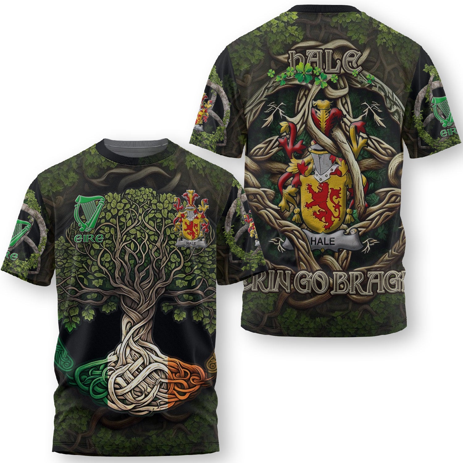 Hale or McHale T-Shirts Ireland Is My Root Style