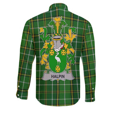 Halpin or O Halpin Long Sleeve Button Shirts Crest And National Plaid Style