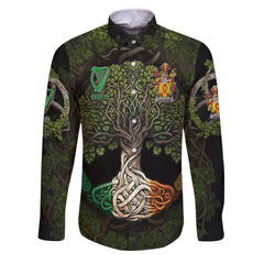 Haltridge Long Sleeve Button Shirts Ireland Is My Root Style