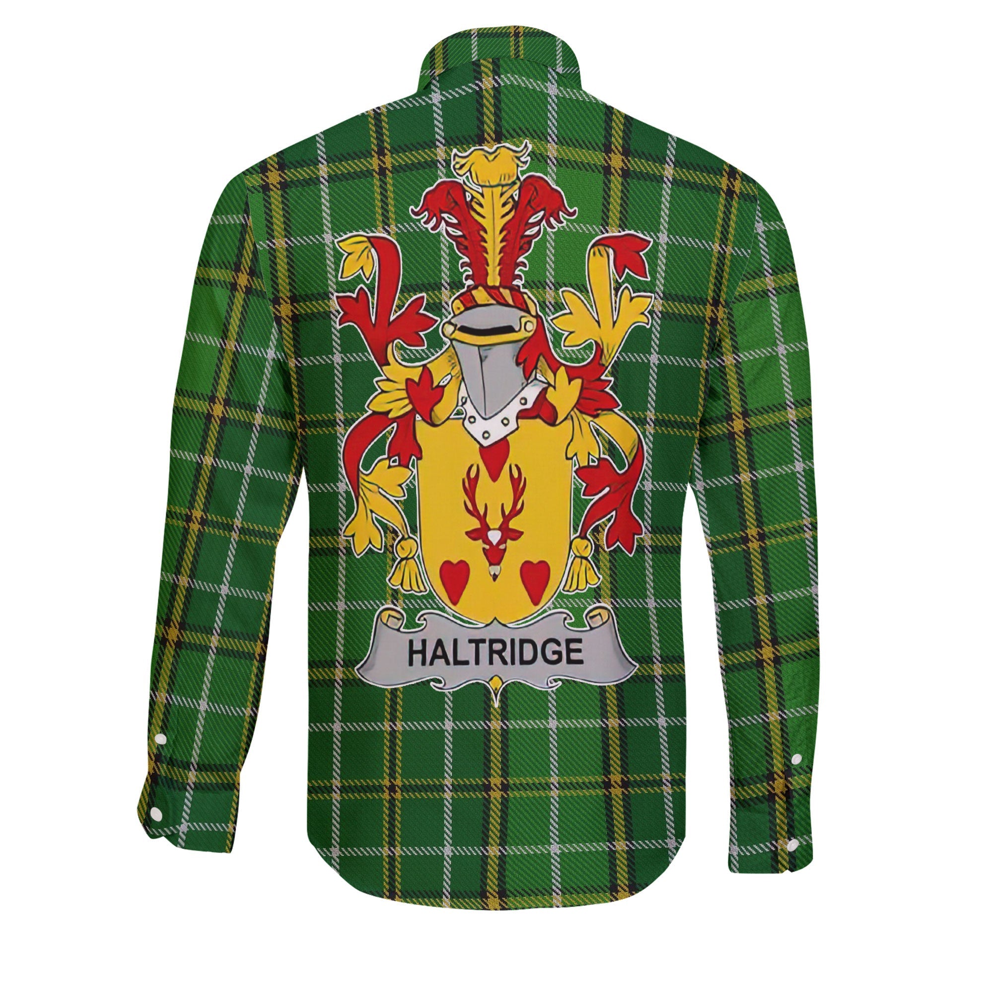 Haltridge Long Sleeve Button Shirts Crest And National Plaid Style