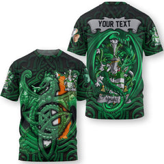 Haly or O Haly T-Shirts The Green Dragon Of Ireland Style