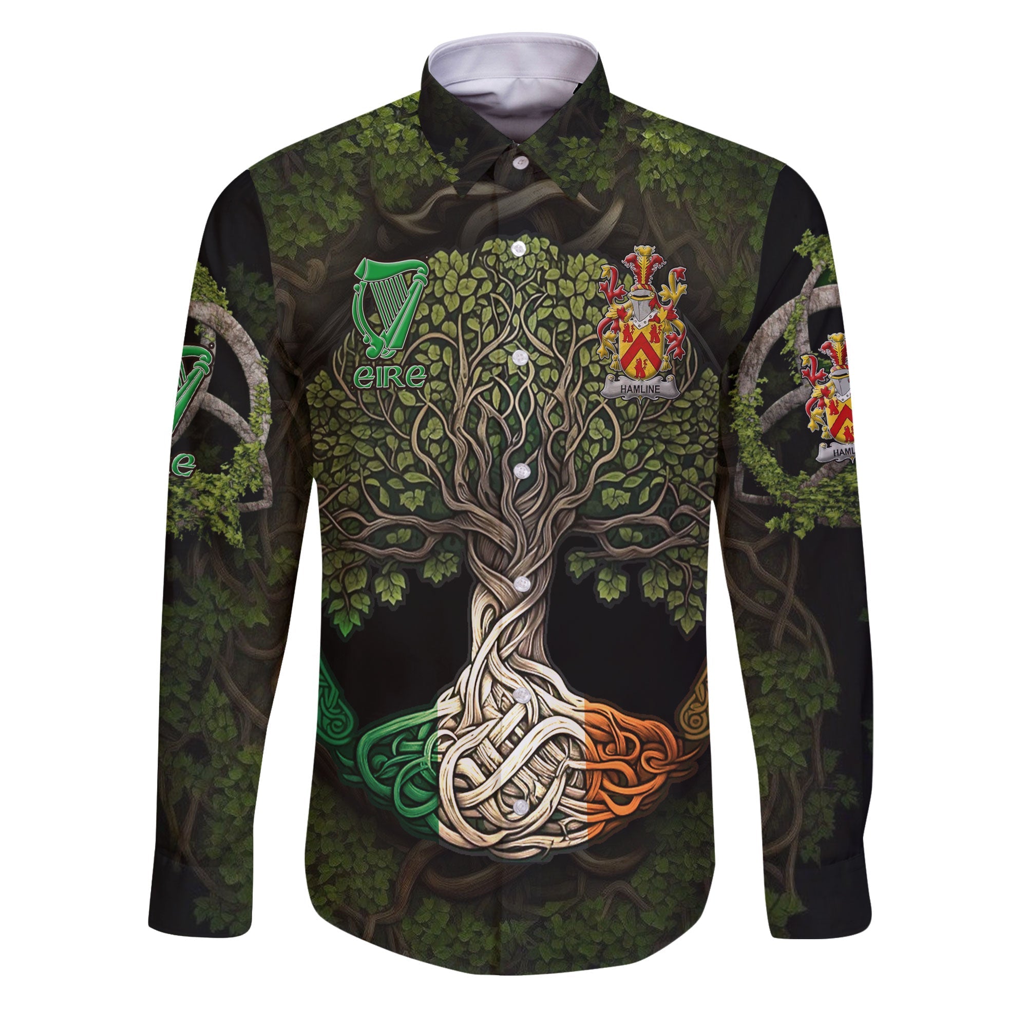 Hamline Long Sleeve Button Shirts Ireland Is My Root Style