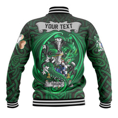 Hand or McClave Baseball Jackets The Green Dragon Of Ireland Style