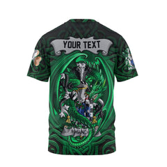 Hand or McClave T-Shirts The Green Dragon Of Ireland Style
