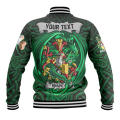 Hannon or O Hannon Baseball Jackets The Green Dragon Of Ireland Style