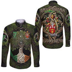 Hanraghan or O Hanraghan Long Sleeve Button Shirts Ireland Is My Root Style