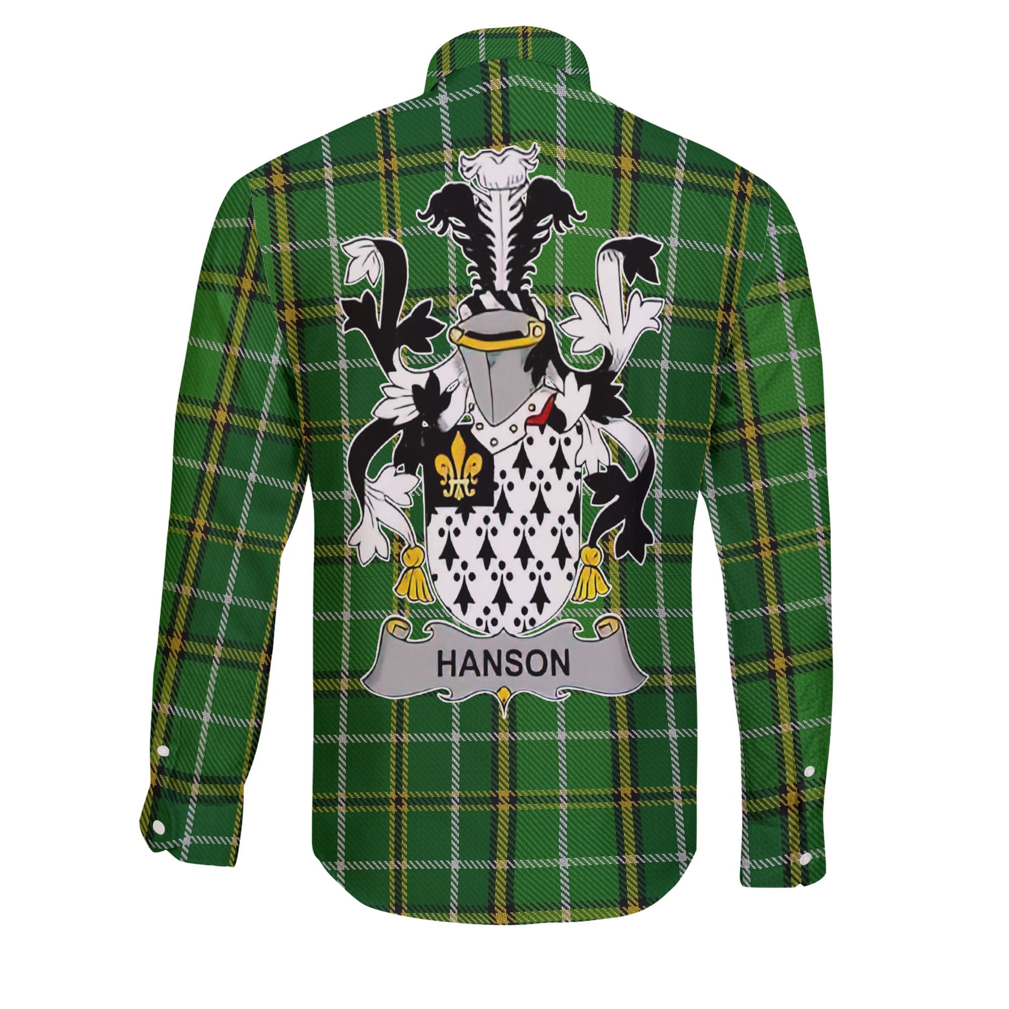 Hanson or O Hanson Long Sleeve Button Shirts Crest And National Plaid Style