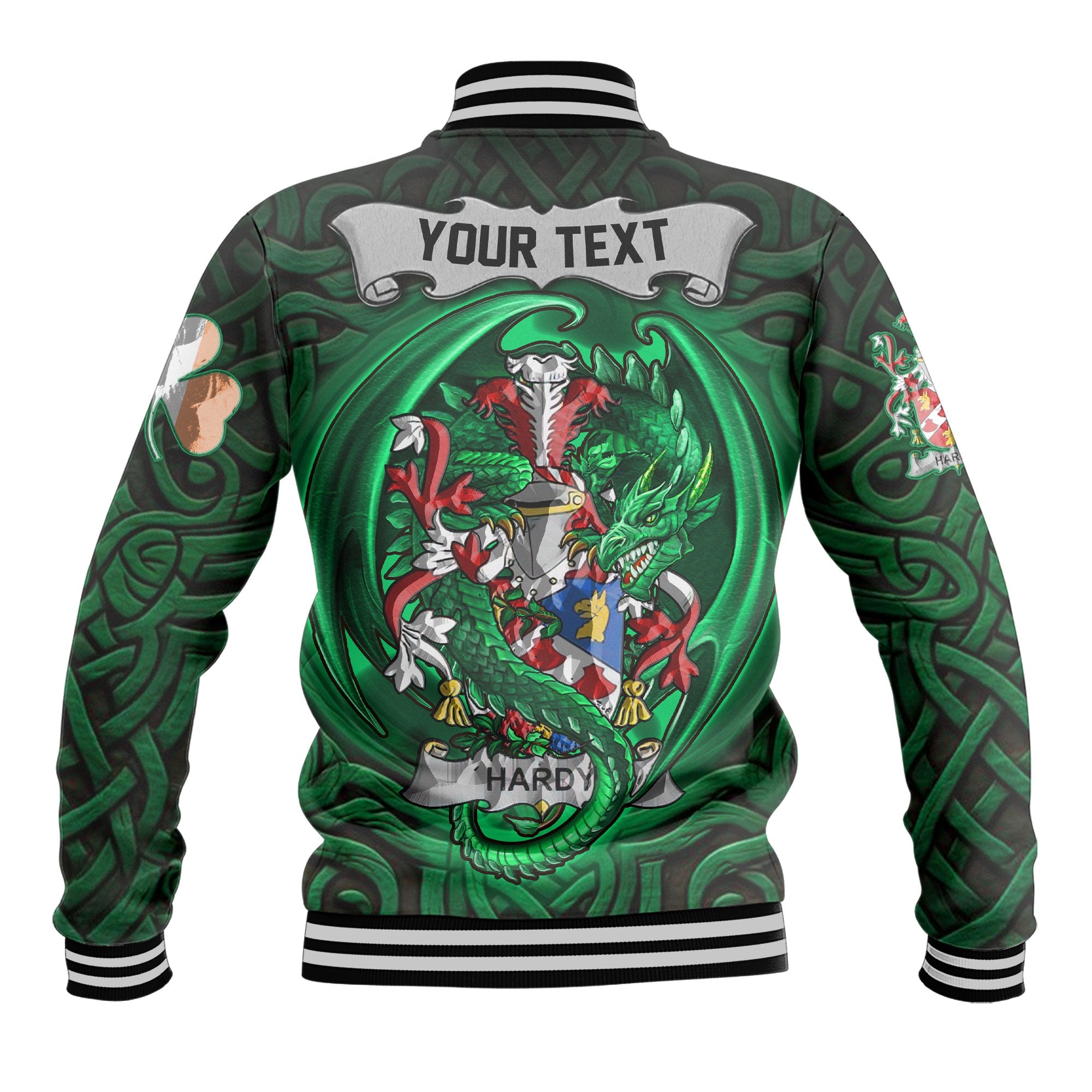 Hardy Baseball Jackets The Green Dragon Of Ireland Style