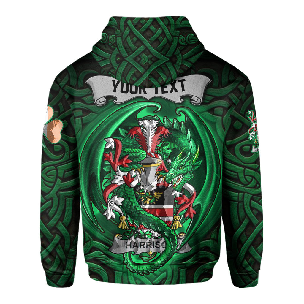 Harrison Hoodies The Green Dragon Of Ireland Style