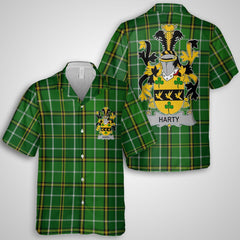 Harty or O Haherty Hawaiian Shirts Crest And National Plaid Style