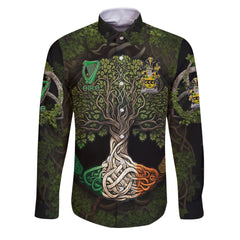 Harty or O Haherty Long Sleeve Button Shirts Ireland Is My Root Style