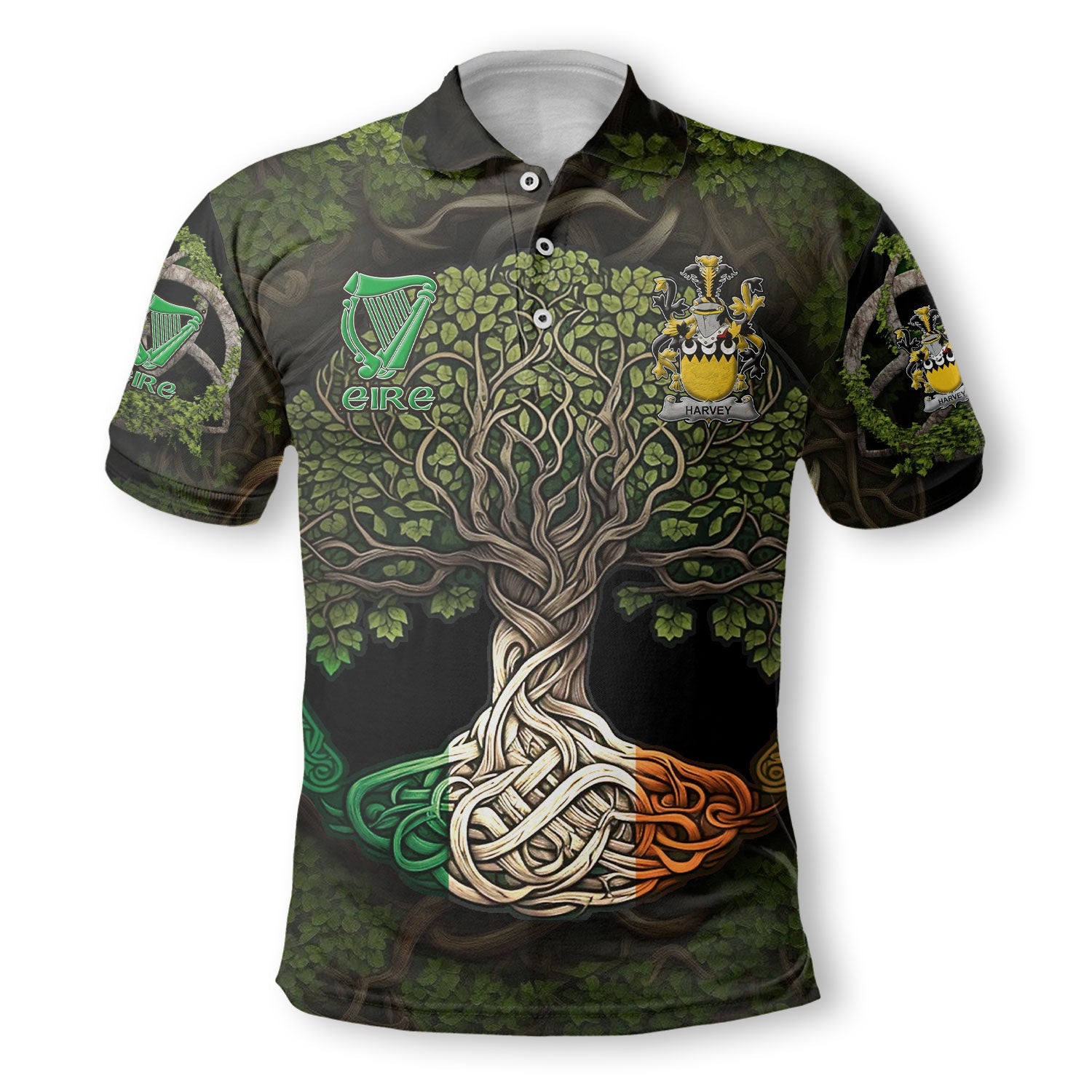 Harvey or Hervey Polo Shirts Ireland Is My Root Style