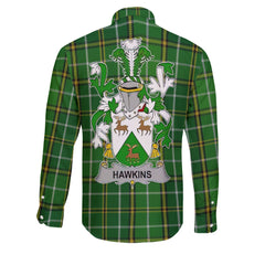 Hawkins or Haughan Long Sleeve Button Shirts Crest And National Plaid Style
