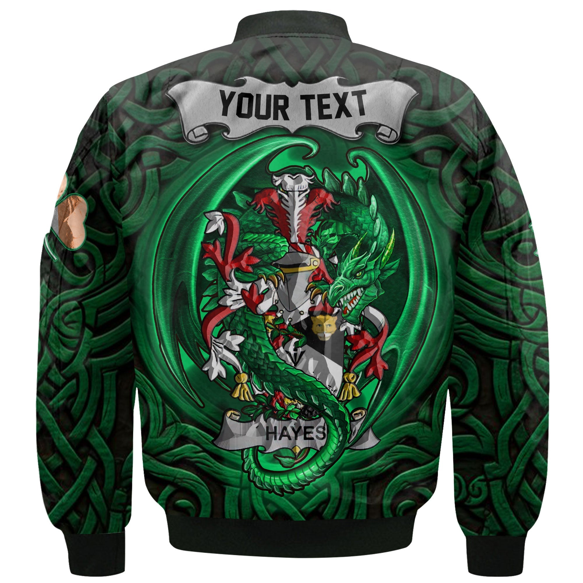 Hayes Bomber Jackets The Green Dragon Of Ireland Style