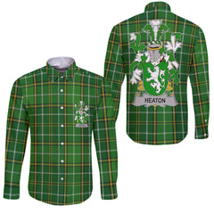 Heaton Long Sleeve Button Shirts Crest And National Plaid Style
