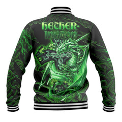 Hetherington Baseball Jackets Celtic Cross And Dragon Style