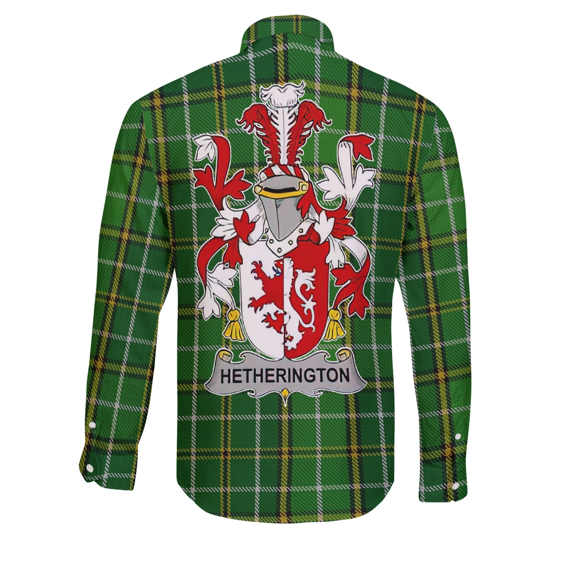 Hetherington Long Sleeve Button Shirts Crest And National Plaid Style