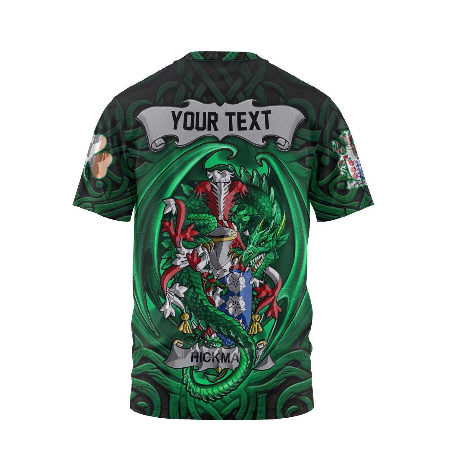 Hickman T-Shirts The Green Dragon Of Ireland Style