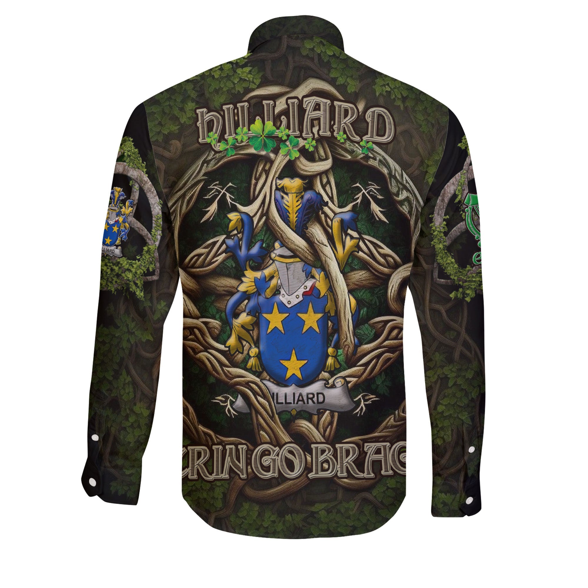 Hilliard Long Sleeve Button Shirts Ireland Is My Root Style