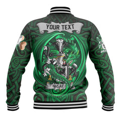 Hoare Baseball Jackets The Green Dragon Of Ireland Style