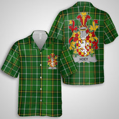 Hoey or O Hoey Hawaiian Shirts Crest And National Plaid Style