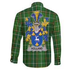 Holland Long Sleeve Button Shirts Crest And National Plaid Style