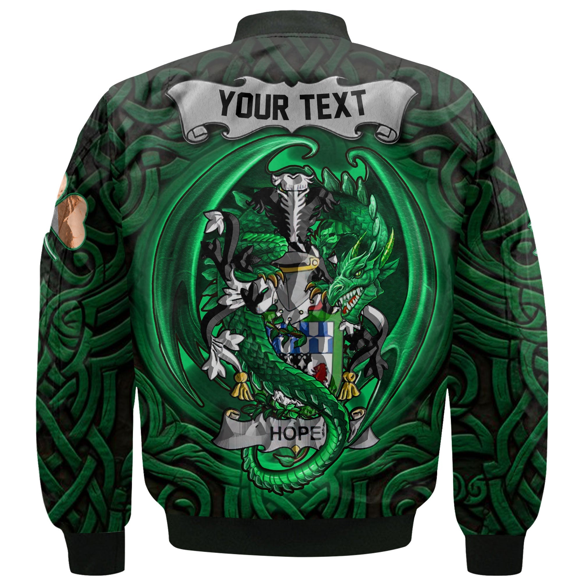 Hope Bomber Jackets The Green Dragon Of Ireland Style