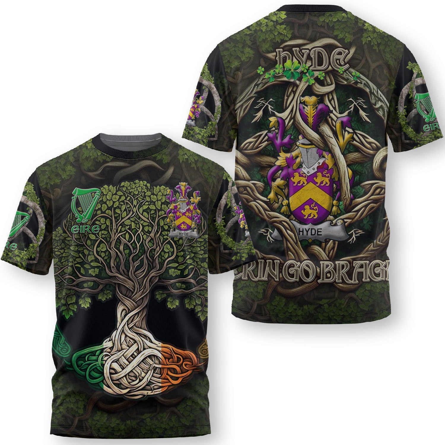 Hyde T-Shirts Ireland Is My Root Style