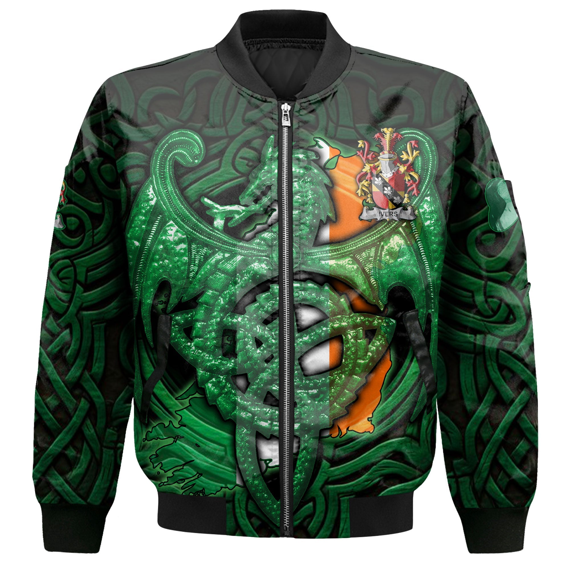 Ivers Bomber Jackets The Green Dragon Of Ireland Style