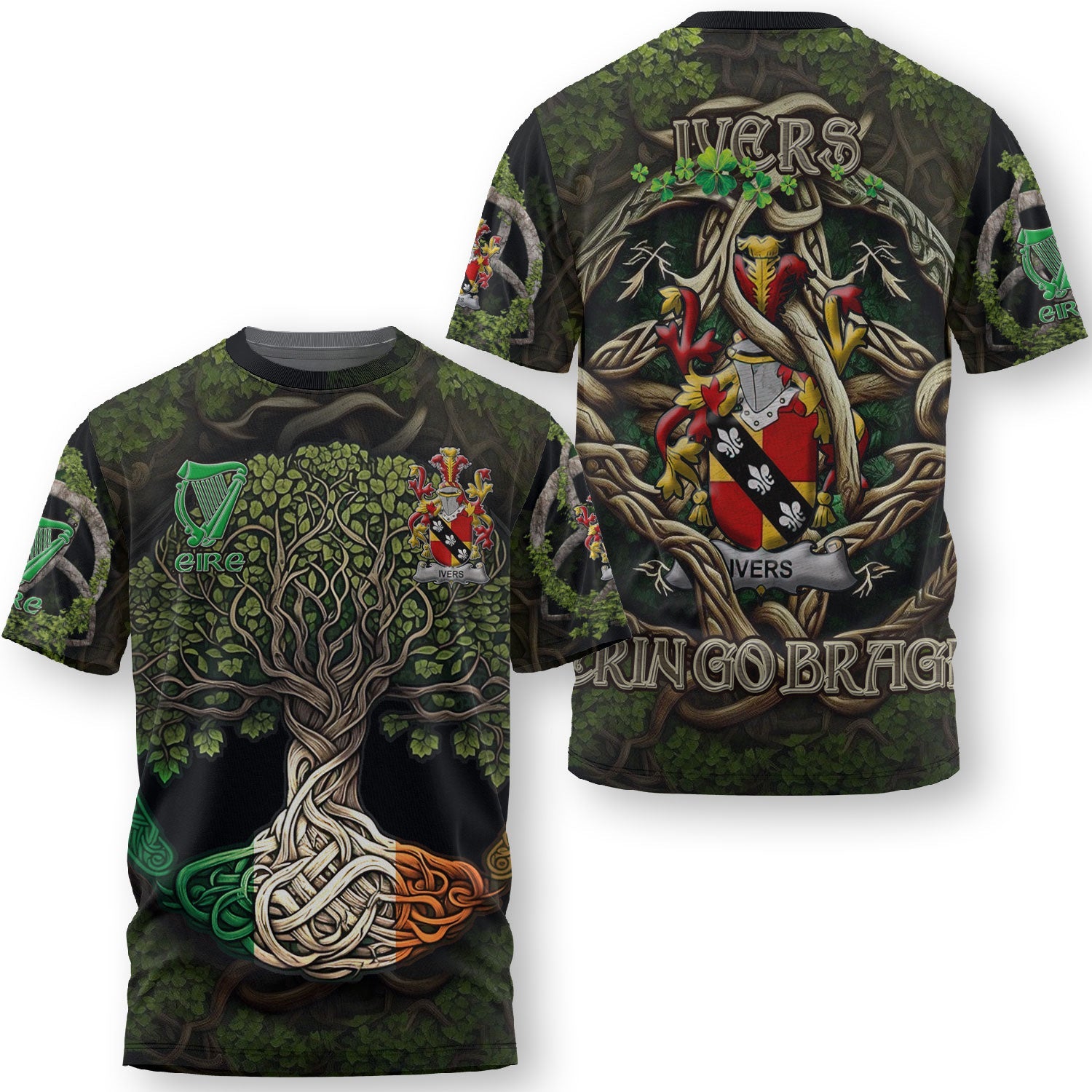 Ivers T-Shirts Ireland Is My Root Style