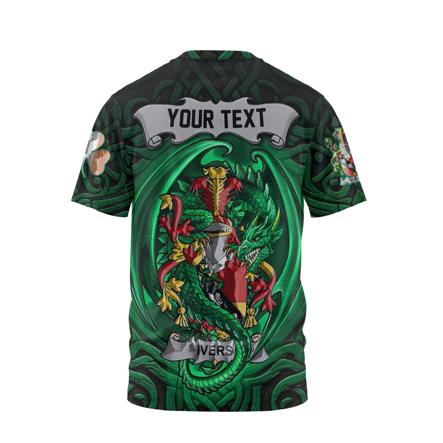 Ivers T-Shirts The Green Dragon Of Ireland Style