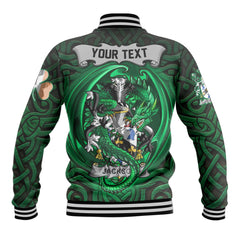 Jackson Baseball Jackets The Green Dragon Of Ireland Style