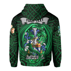 Jennings or Jennyns Hoodies The Green Dragon Of Ireland Style