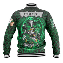 Jervis or Jarvis Baseball Jackets The Green Dragon Of Ireland Style