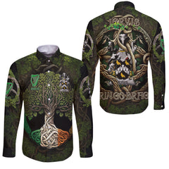 Jervis or Jarvis Long Sleeve Button Shirts Ireland Is My Root Style