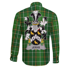 Jervis or Jarvis Long Sleeve Button Shirts Crest And National Plaid Style