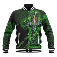 Jolley or Jolly Baseball Jackets Celtic Cross And Dragon Style