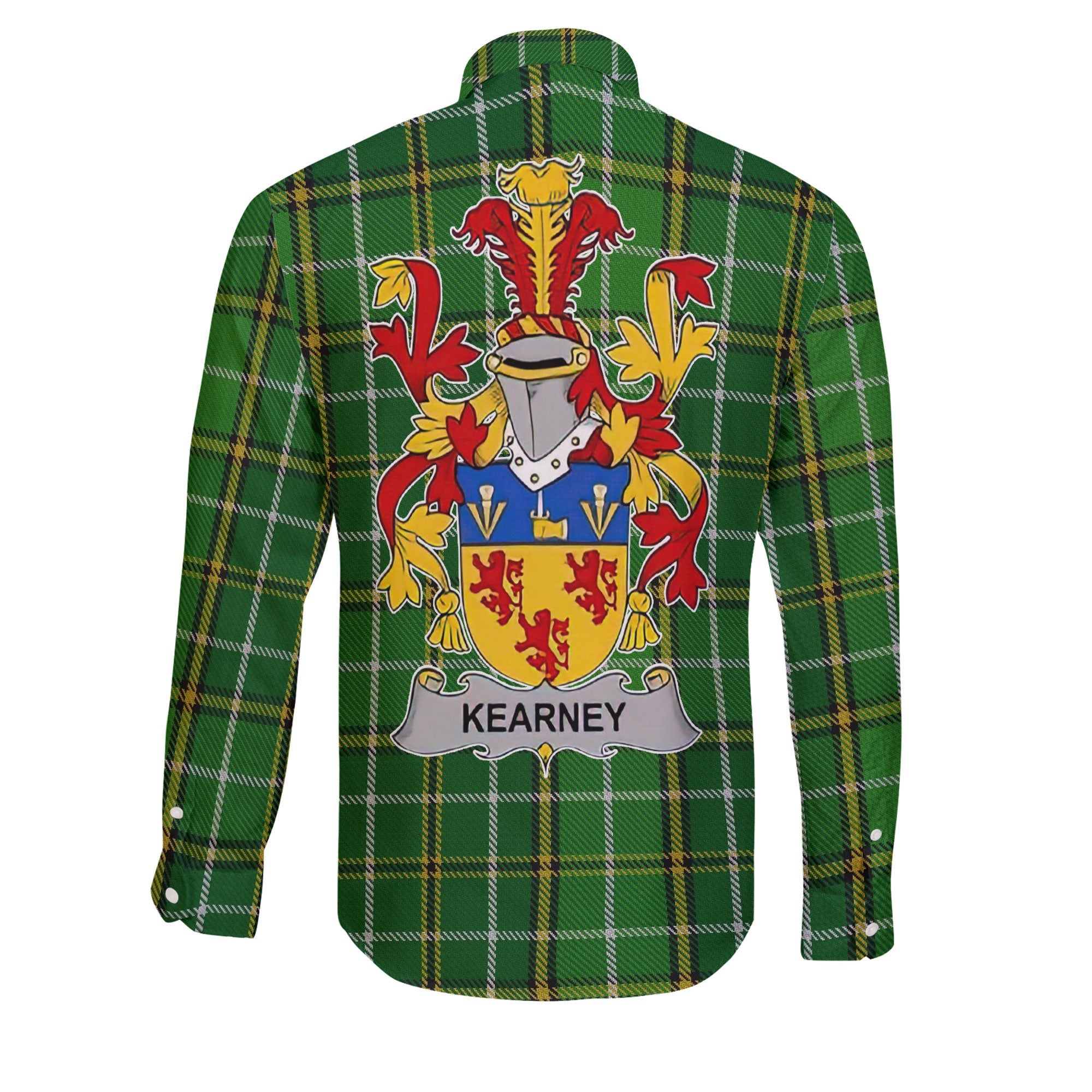 Kearney or O Kearney Long Sleeve Button Shirts Crest And National Plaid Style