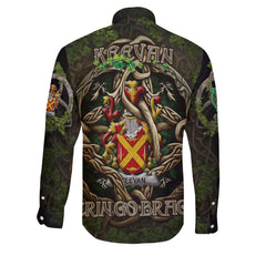Keevan or O Kevane Long Sleeve Button Shirts Ireland Is My Root Style