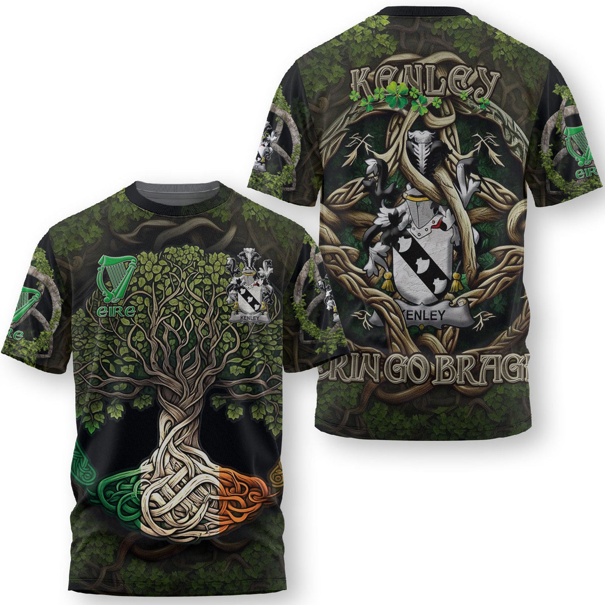 Kenley T-Shirts Ireland Is My Root Style