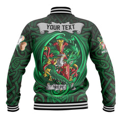 Keyes Baseball Jackets The Green Dragon Of Ireland Style